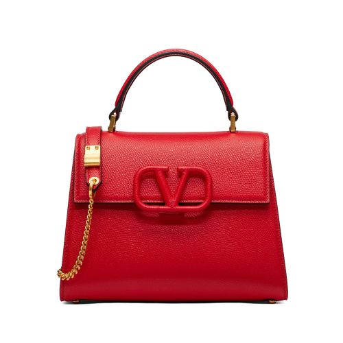 Valentino Garavani Small Vsling Grainy Calfskin Handbag