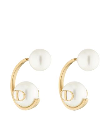 Christian Dior Women's Dior Tribales Earrings White